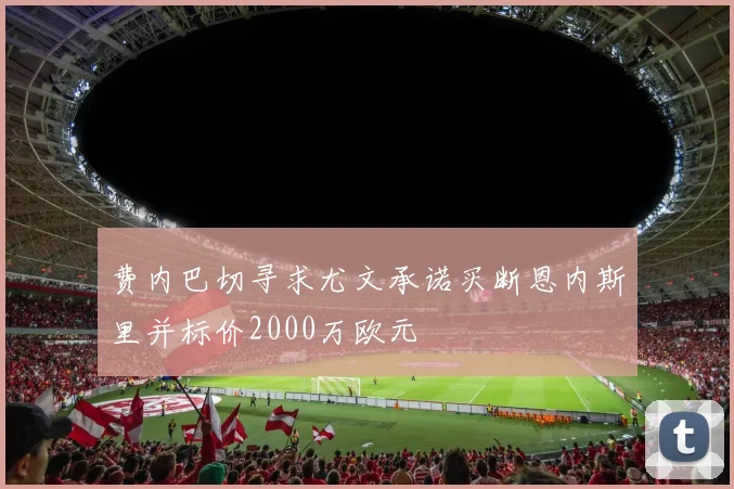 费内巴切寻求尤文承诺买断恩内斯里并标价2000万欧元